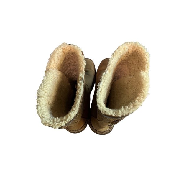Ugg Sherpa Lined Leather and Sheepskin Booties‎ size 6 - Picture 8 of 14